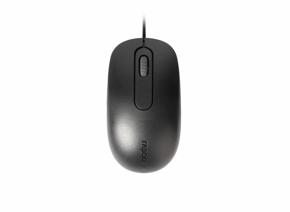 Оптична мишка RAPOO N200, USB, Черен
