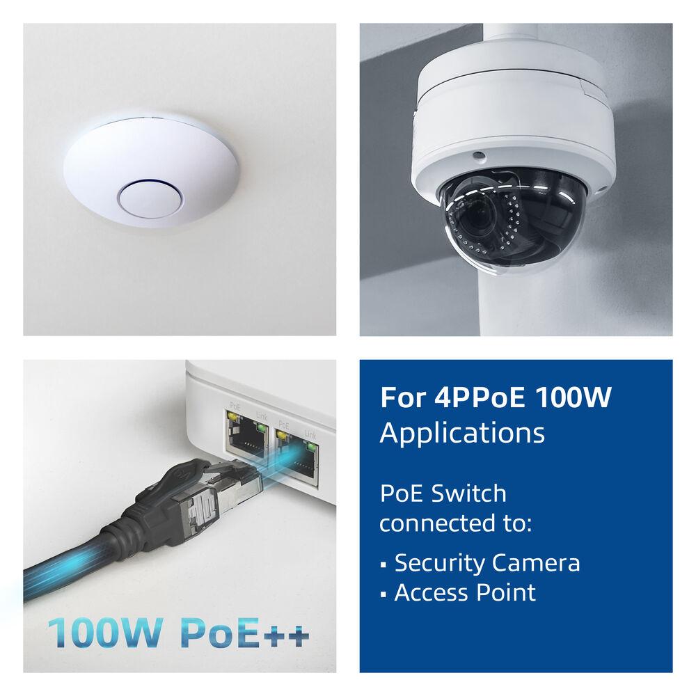 Мережевий патч-кабель ACT S/FTP, CAT6A, RJ-45 - RJ-45, 3.0 м, Мідні проводи, Сірий