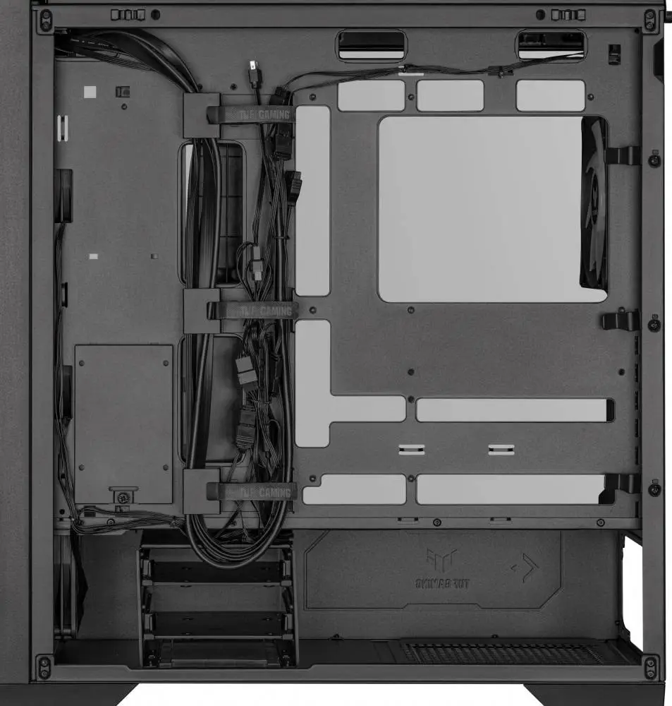 Кутия ASUS TUF GAMING GT302 TG ARGB Black Case - 90DC00I0-B19000