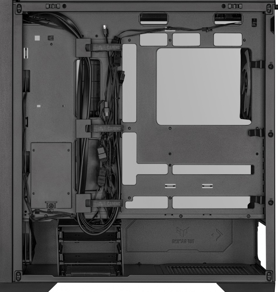 Кутия ASUS TUF GAMING GT302 TG ARGB Black Case - 90DC00I0-B19000