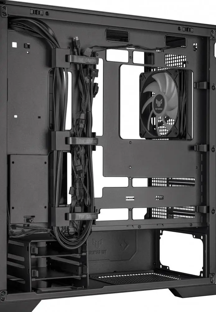 Кутия ASUS TUF GAMING GT302 TG ARGB Black Case - 90DC00I0-B19000