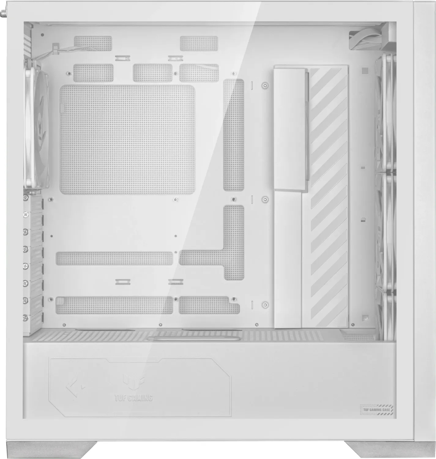 Кутия ASUS TUF GAMING GT302 TG ARGB White Case - 90DC00I3-B19000