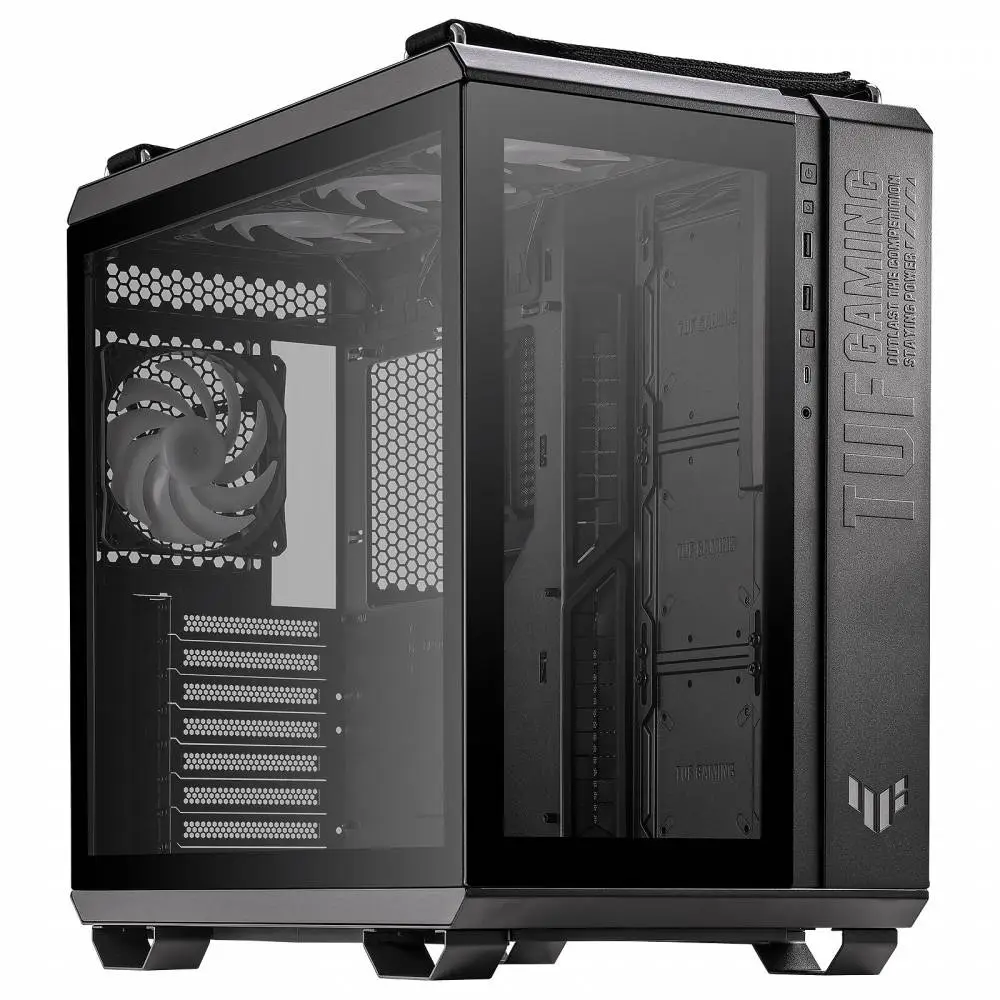 Купи ASUS TUF GAMING GT502 PLUS TG ARGB Black ATX Case - 90DC0090-B19010