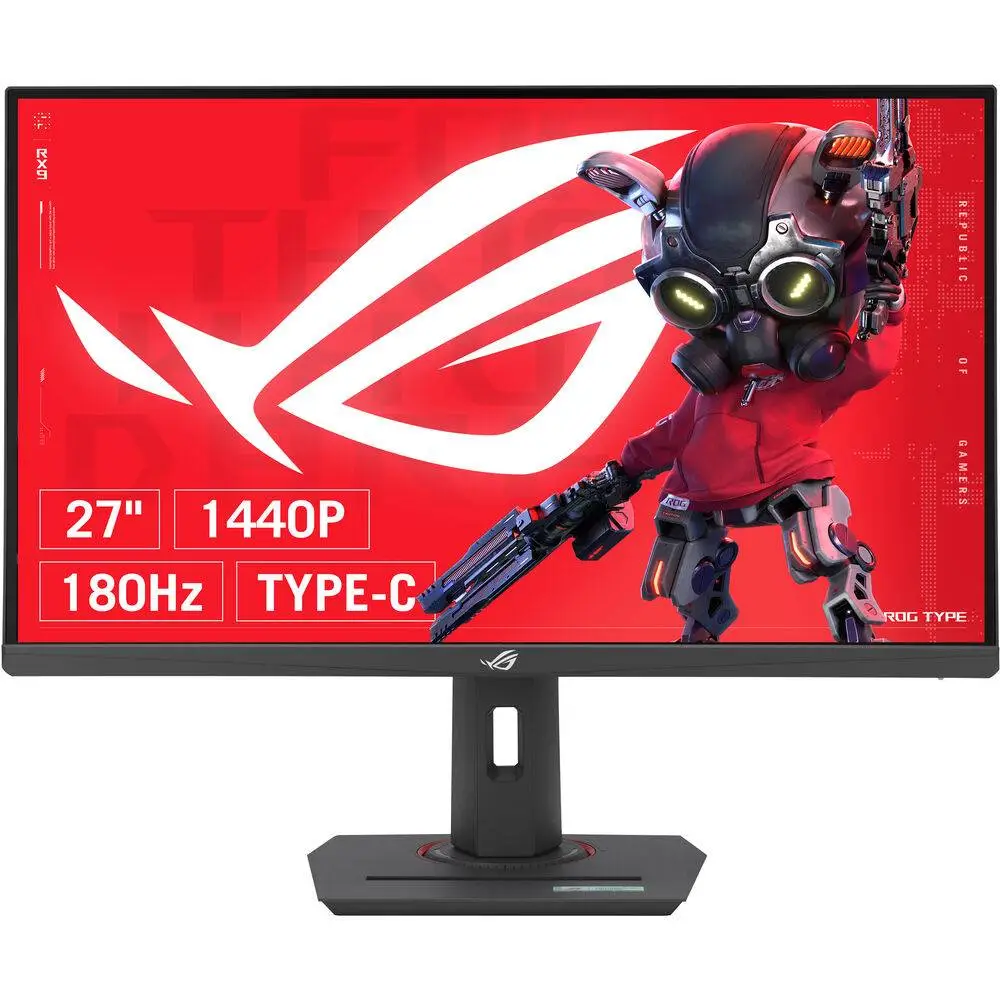 Монитор ASUS ROG Strix XG27ACS 27", IPS, WLED 2560x1440, 180Hz, 1ms, AMD FreeSync Premium/G-Sync, HDMI, DP, USB-C, Black