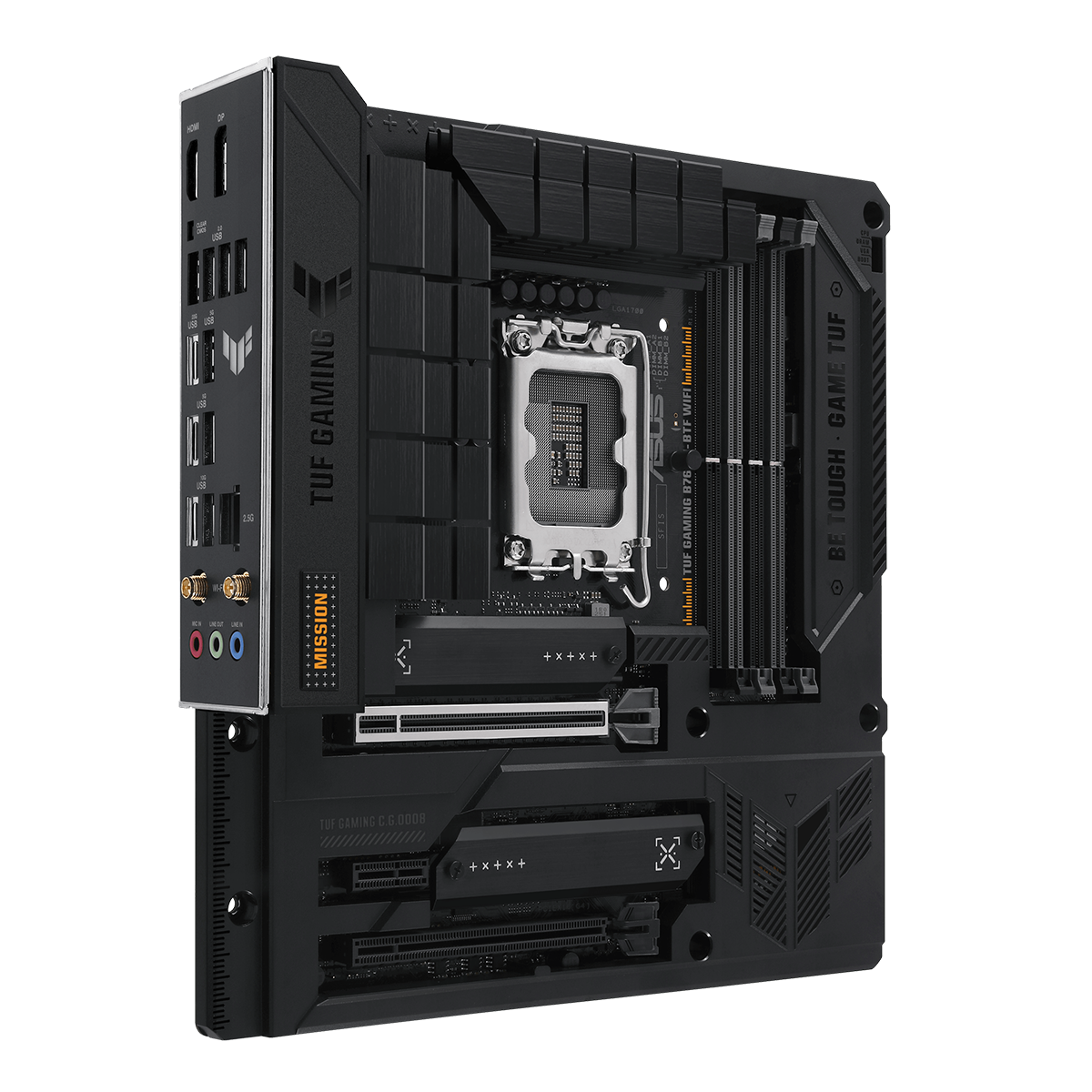 Дънна платка ASUS TUF GAMING B760M-BTF WIFI DDR5 LGA 1700 - 90MB1G50-M0EAY0