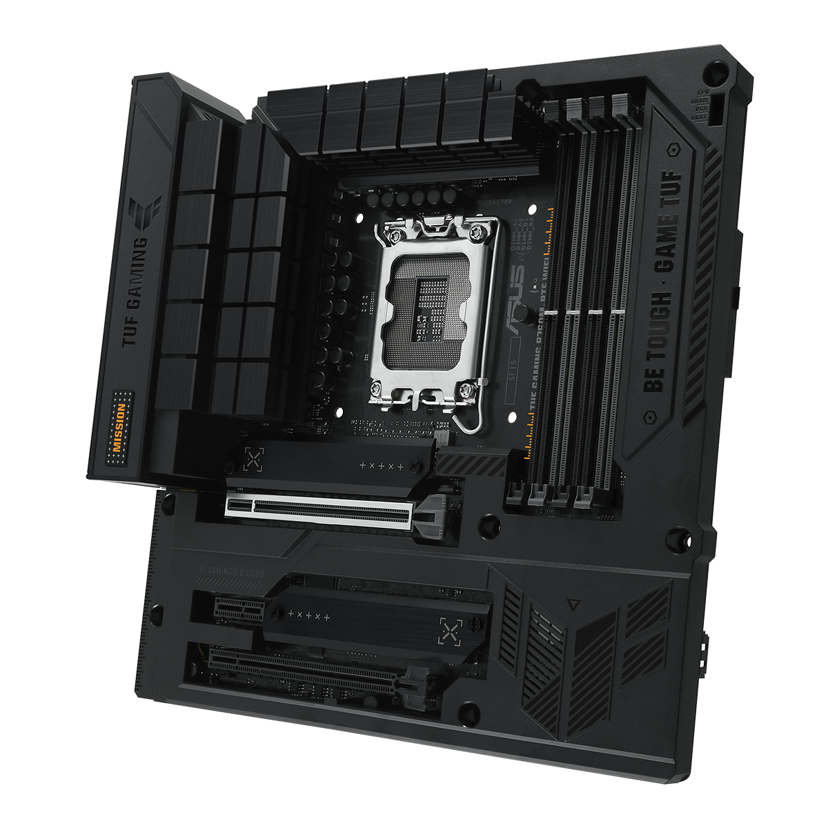 Дънна платка ASUS TUF GAMING B760M-BTF WIFI DDR5 LGA 1700 - 90MB1G50-M0EAY0