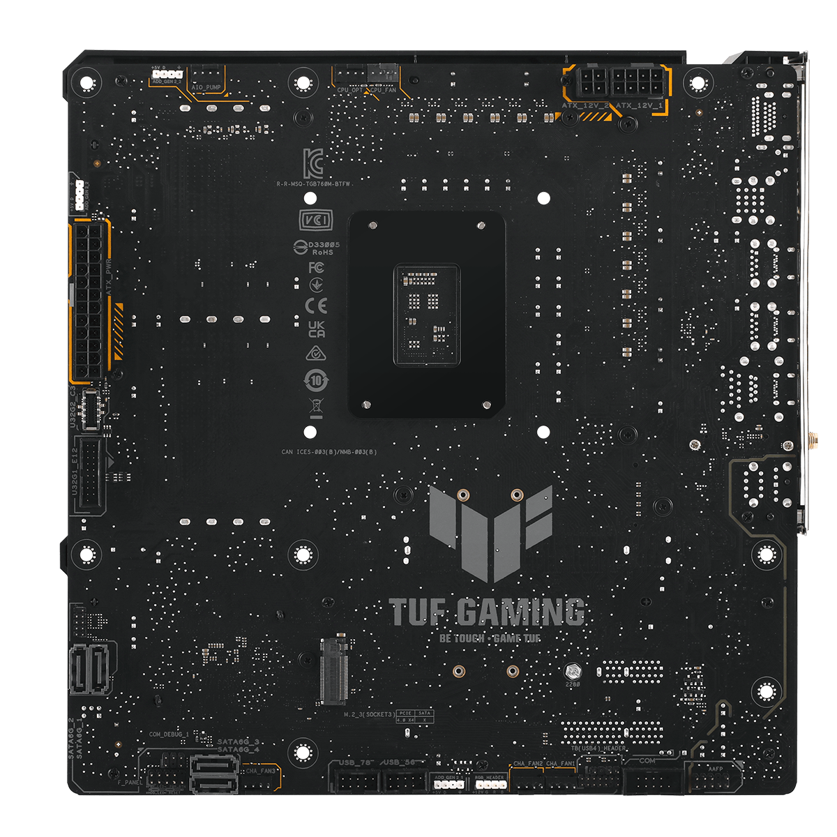 Дънна платка ASUS TUF GAMING B760M-BTF WIFI DDR5 LGA 1700 - 90MB1G50-M0EAY0