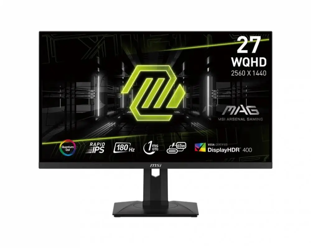Монитор MSI MAG 274QRF QD E2 27", IPS, WQHD 2560x1440, 180Hz, 1ms, HDR400, Adaptive Sync, USB Type-C