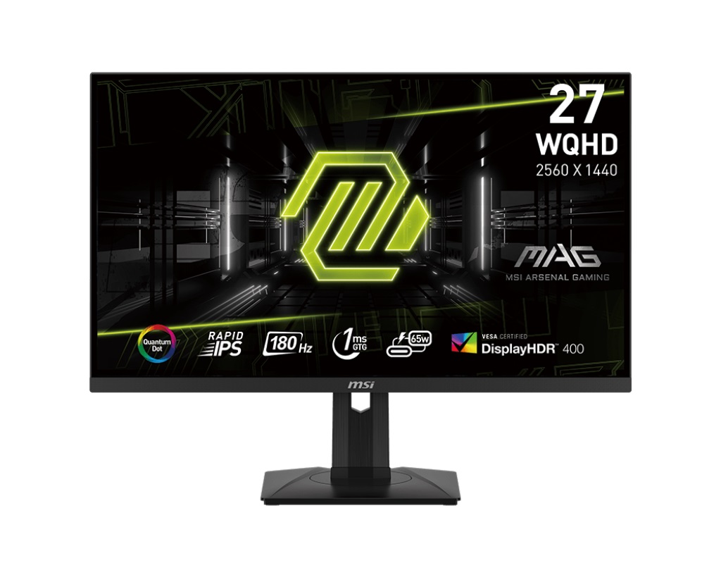 Монитор MSI MAG 274QRF QD E2 27", IPS, WQHD 2560x1440, 180Hz, 1ms, HDR400, Adaptive Sync, USB Type-C