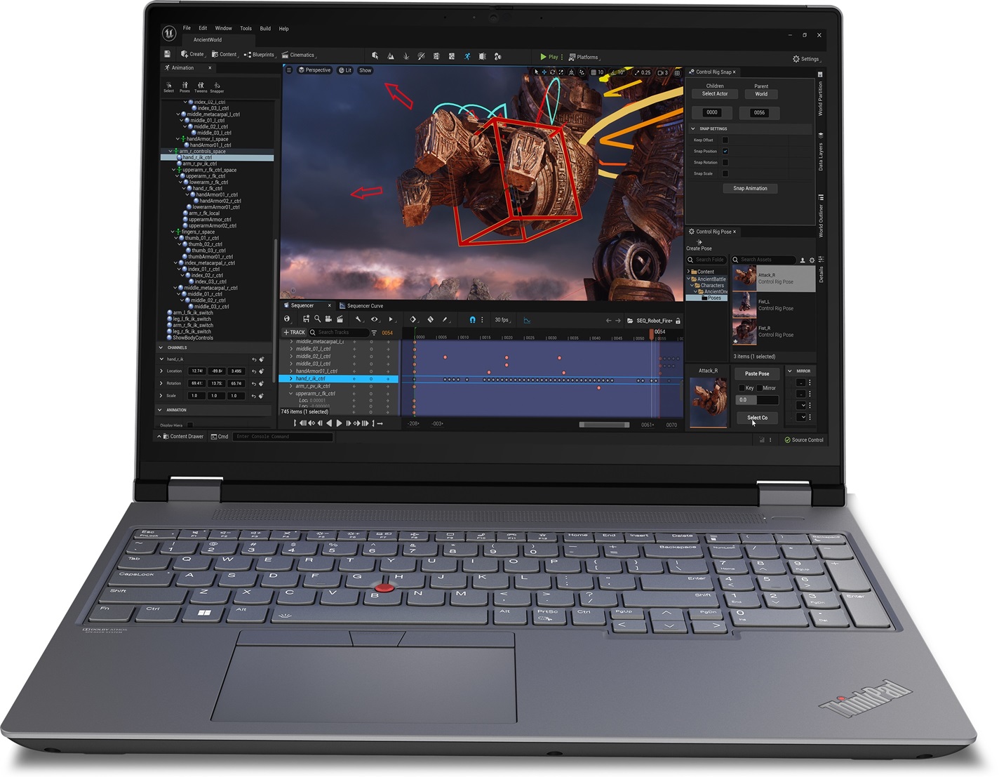 Лаптоп Lenovo ThinkPad P16 G2 - 21FA000ABM