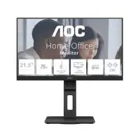 Монитор AOC 22E2UMF 21.5" VA, WLED, FHD 1920x1080, 4ms, 75Hz, HDR, HDMI, USB