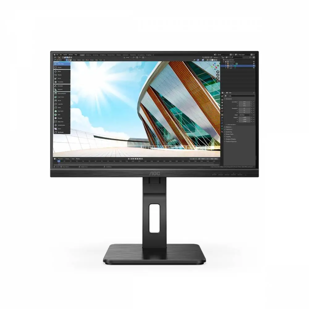 Οθόνη AOC Q24P2Q, 23.8", IPS, QHD 2560x1440, 75Hz, HDMI, VGA, USB