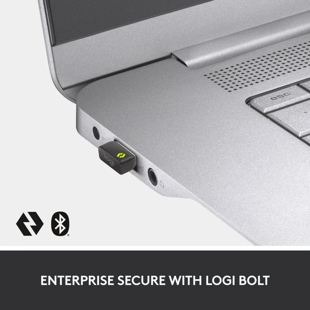 Клавиатура с мишка Logitech MX Keys Bluetooth Combo For Business Gen 2 Graphite US INT - 920-010933 