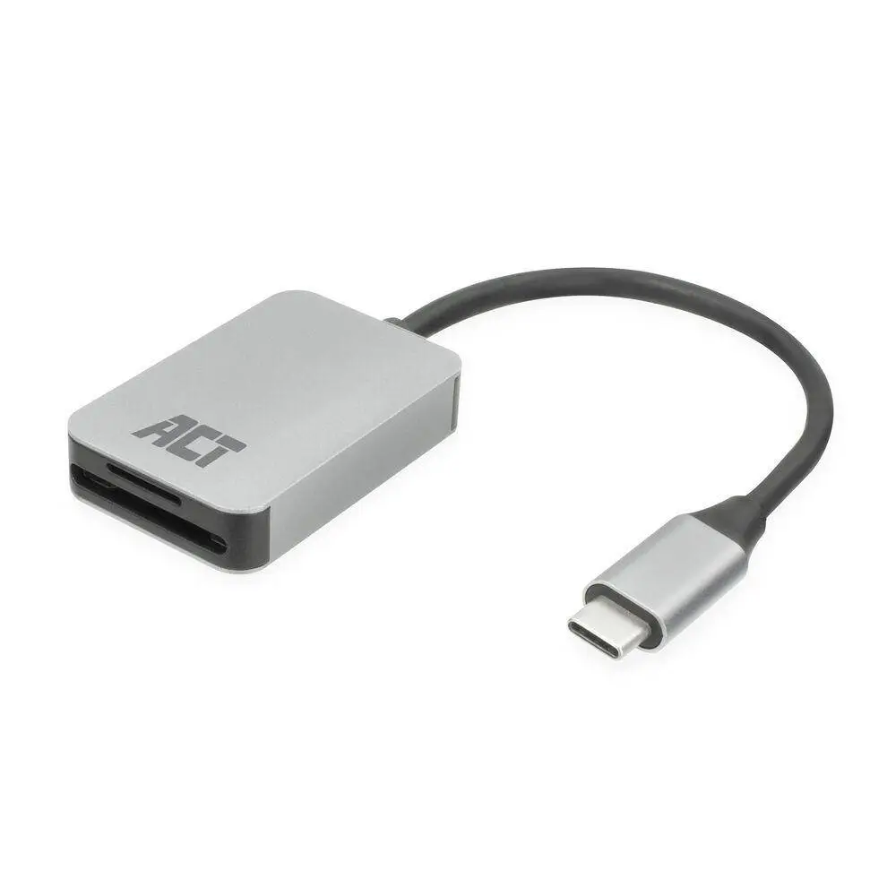 Cititor pentru carduri SD / micro SD ACT AC7056, SDXC, USB-C