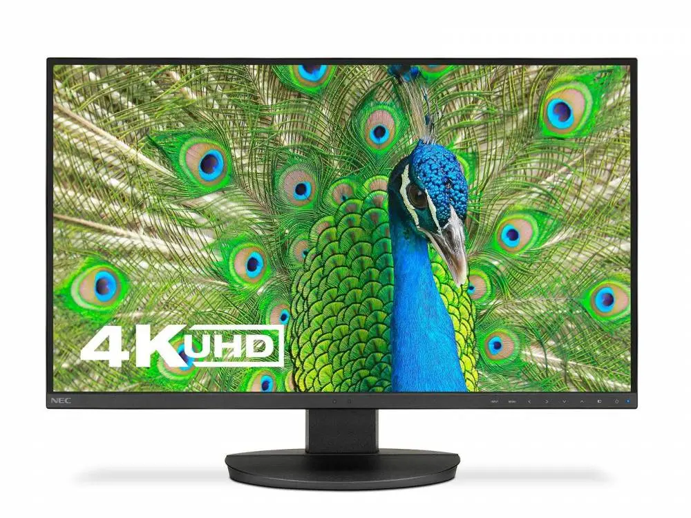 Монитор NEC MultiSync EA271U LCD 27" Black, IPS, 4K UHD 3840x2160, DisplayPort, 2 x HDMI, USB-C, USB 3.1, Черен