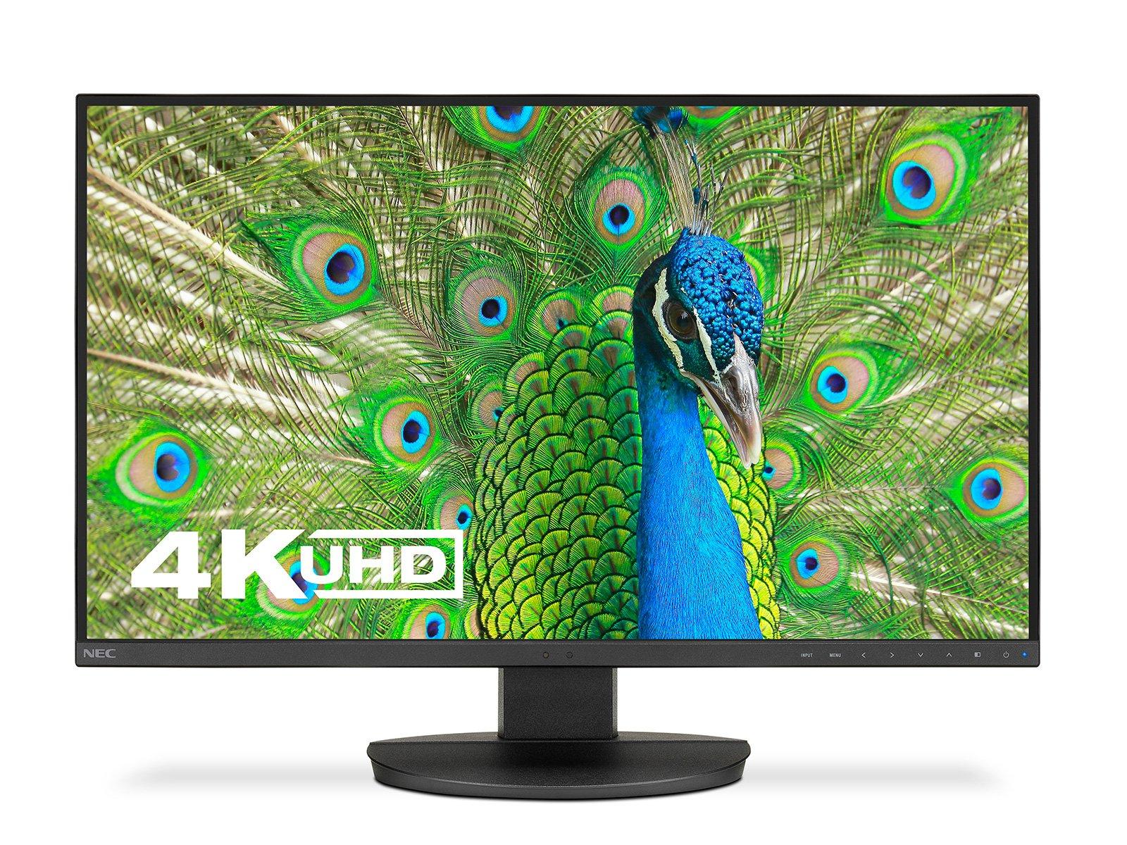 Монитор NEC MultiSync EA271U LCD 27" Black, IPS, 4K UHD 3840x2160, DisplayPort, 2 x HDMI, USB-C, USB 3.1, Черен