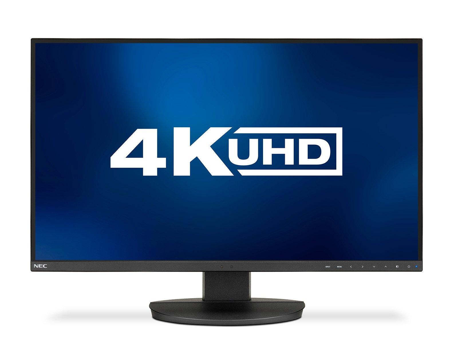 Монитор NEC MultiSync EA271U LCD 27" Black, IPS, 4K UHD 3840x2160, DisplayPort, 2 x HDMI, USB-C, USB 3.1, Черен