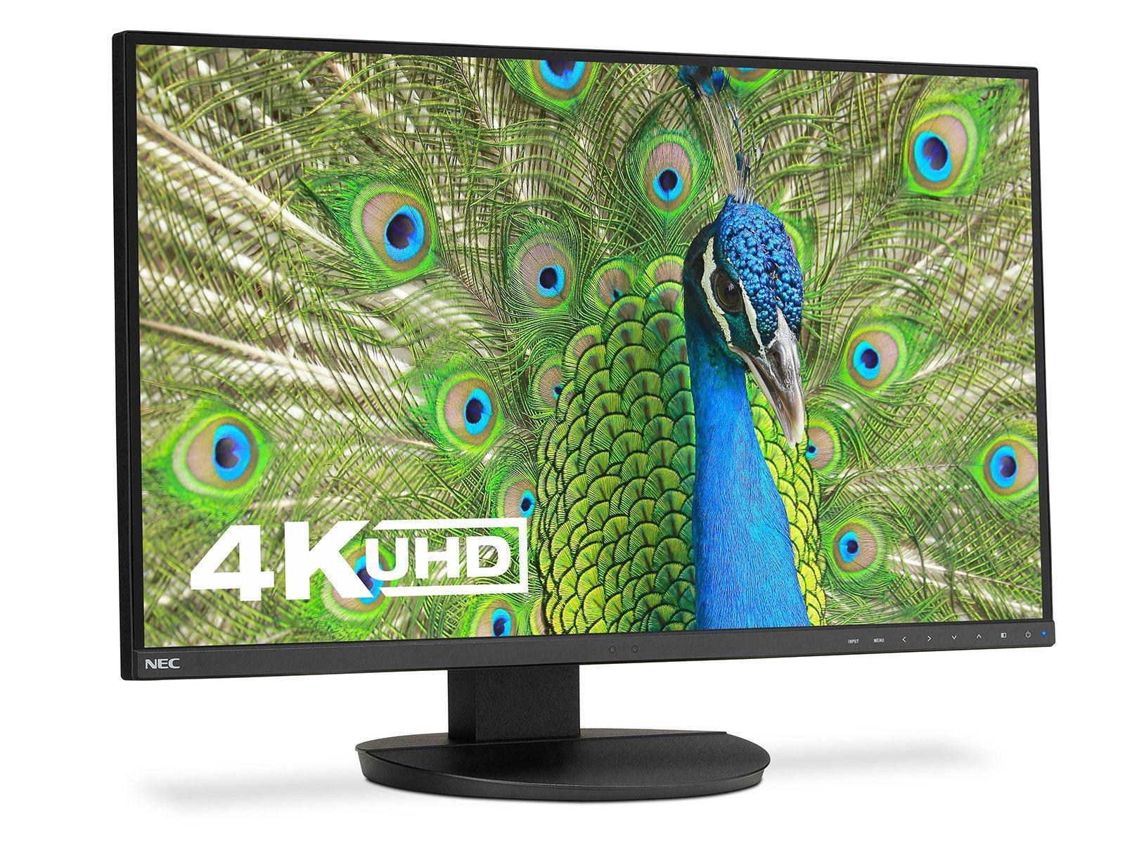 Монитор NEC MultiSync EA271U LCD 27" Black, IPS, 4K UHD 3840x2160, DisplayPort, 2 x HDMI, USB-C, USB 3.1, Черен