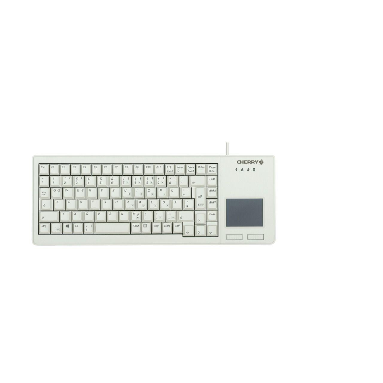 Клавиатура CHERRY G84-5500 XS Touchpad, Бяла