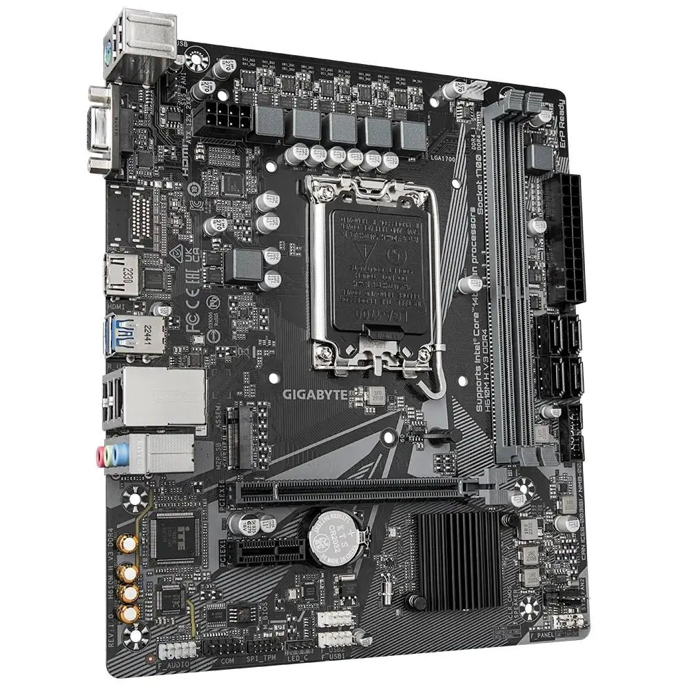 Дънна платка Gigabyte H610M H V3 DDR4 LGA1700