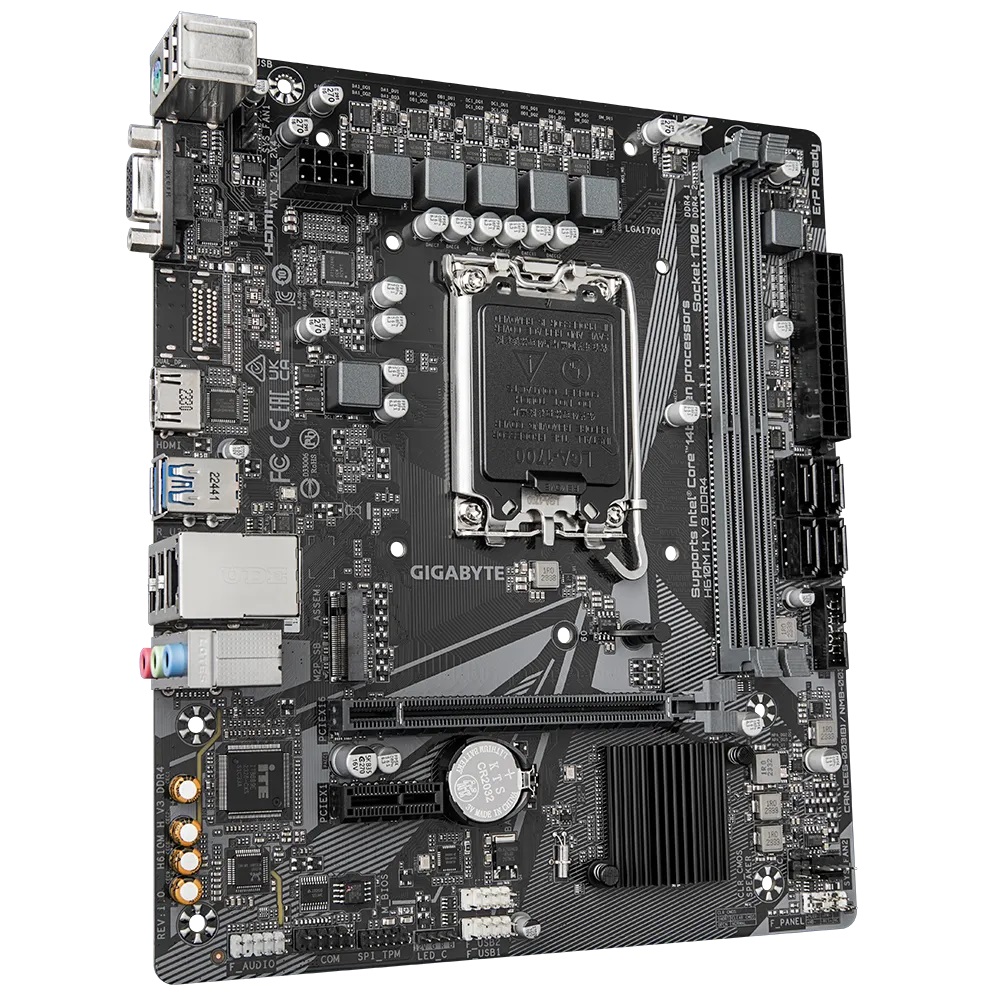 Дънна платка Gigabyte H610M H V3 DDR4 LGA1700