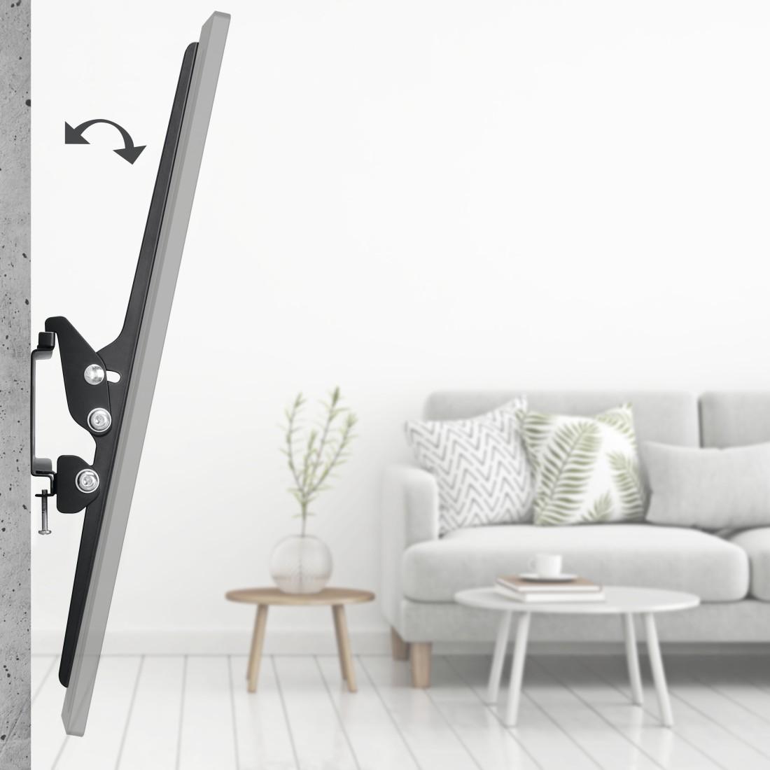 Wall mount for TV, 32-75", up to 40kg, black