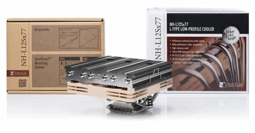Охолодження для процесора Noctua NH-L12Sx77 Low Profile CPU Cooler