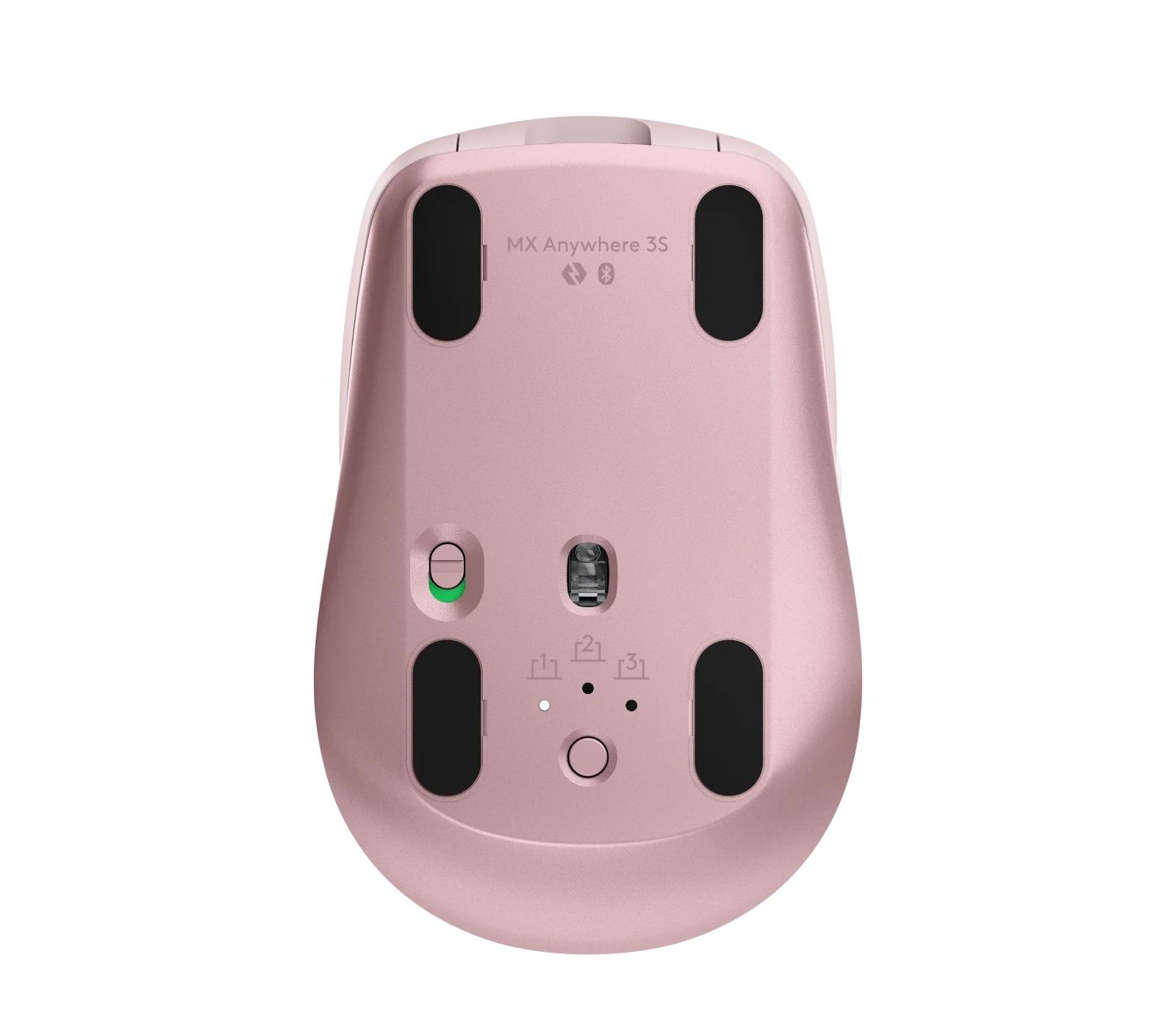 Безжична лазерна мишка LOGITECH MX Anywhere 3S Rose, Bluetooth
