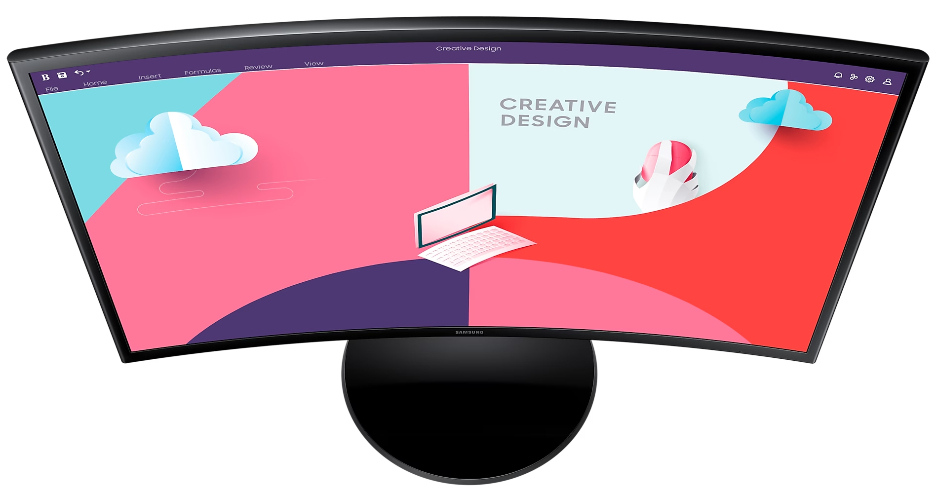 Монитор Samsung LS27C366EAUXEN S36C, 27" Curved, VA, FHD 1920x1080, 75Hz, 4ms, HDMI, VGA