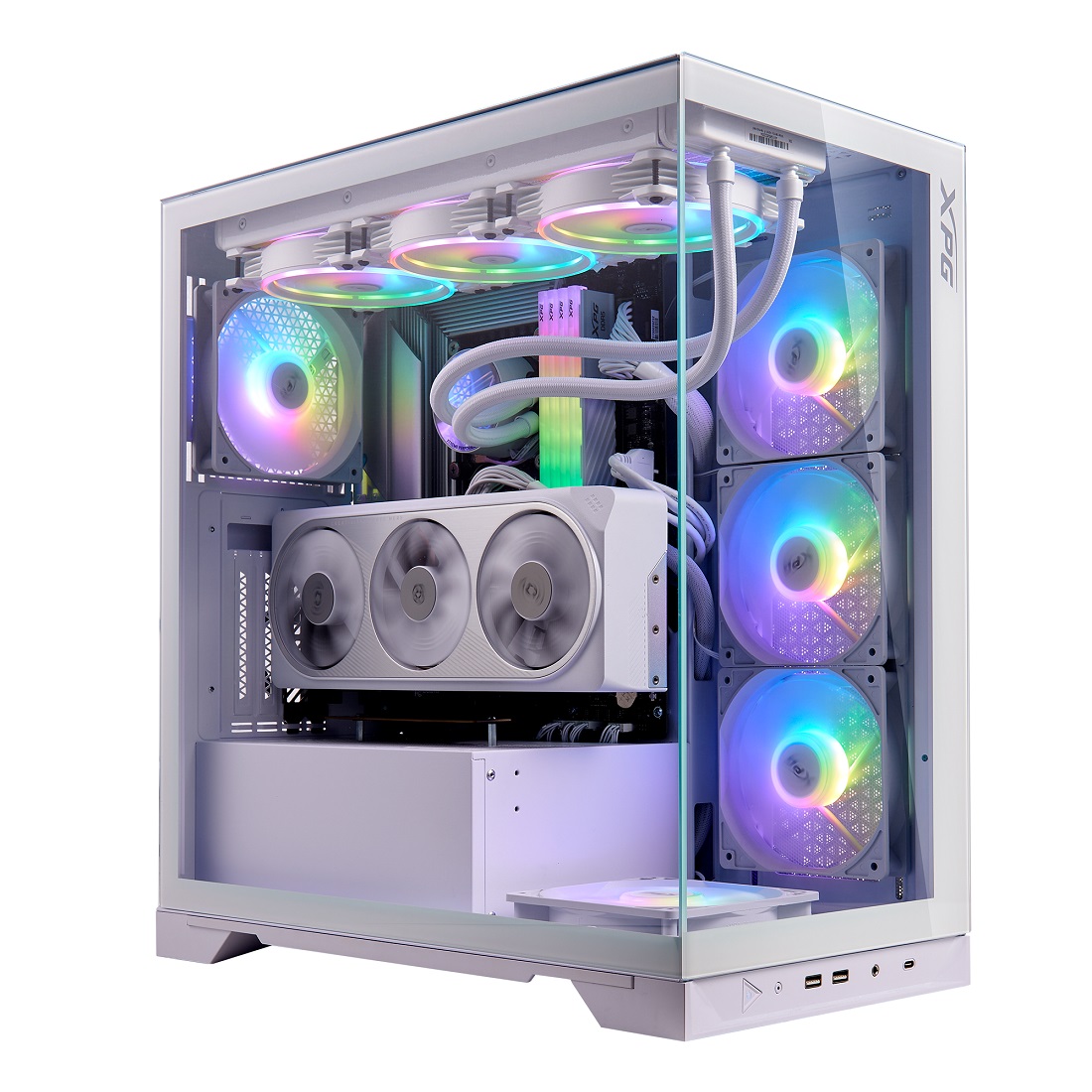 Кутия Adata INVADER X White Mid-Tower ATX Case