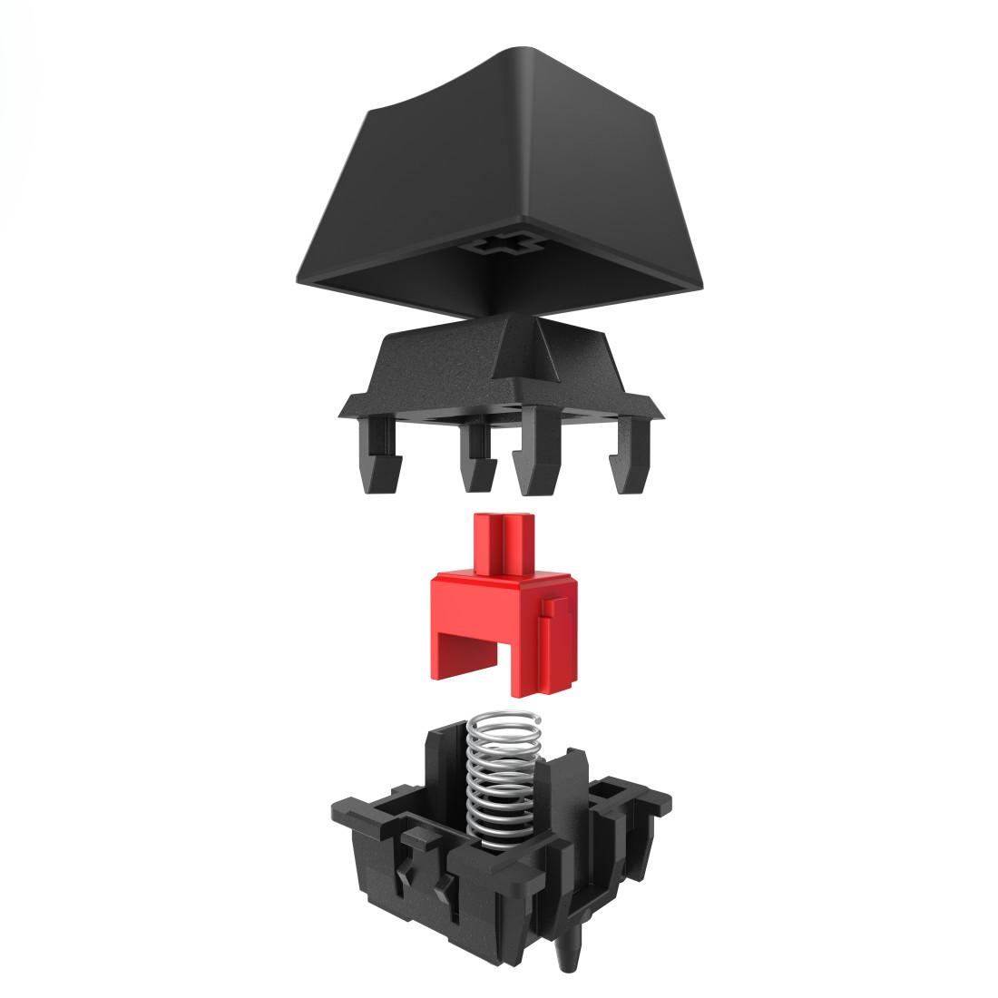 Геймърска клавиатура HAMA uRage Exodus 860 Mechanical червен суич