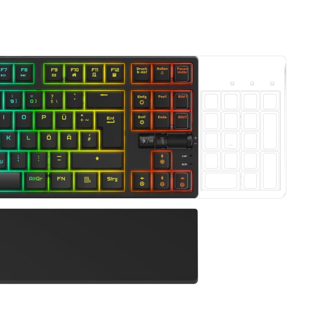 Геймърска клавиатура HAMA uRage Exodus 860 Mechanical червен суич