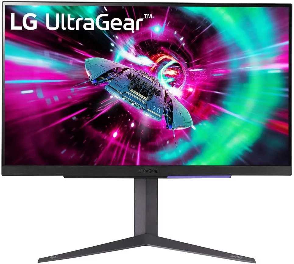 Монитор LG UltraGear 27GR93U-B, 27", IPS, UHD 4K 3840x2160, 144Hz, 1ms, HDR10, AMD FreeSync Premium
