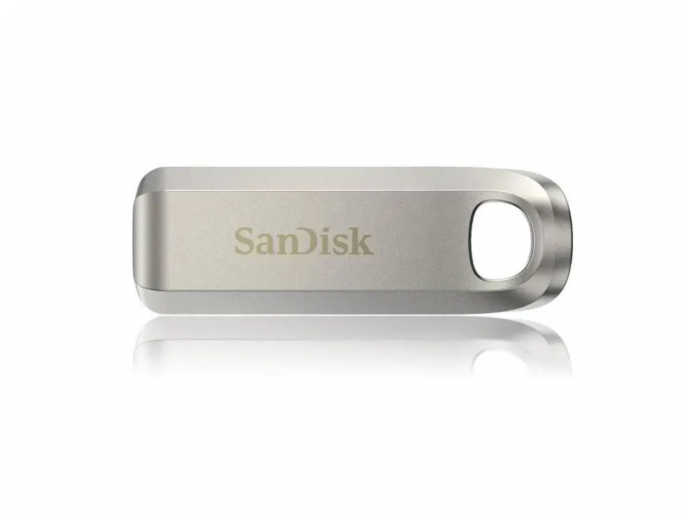 USB памет SanDisk Ultra Luxe, 64GB, USB 3.2 Gen 1, USB-C, Сребрист - SDCZ75-064G-G46
