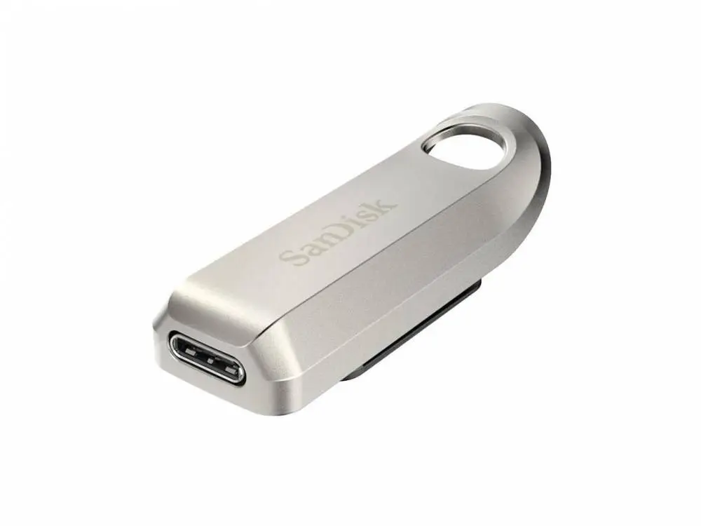 USB памет SanDisk Ultra Luxe, 64GB, USB 3.2 Gen 1, USB-C, Сребрист - SDCZ75-064G-G46
