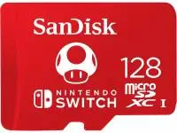 Карта памет SanDisk for Nintendo Switch, microSDXC UHS-I, 128GB, До 100MB/s - SDSQXAO-128G-GNCZN