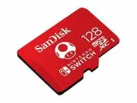 Карта памет SanDisk for Nintendo Switch, microSDXC UHS-I, 128GB, До 100MB/s - SDSQXAO-128G-GNCZN