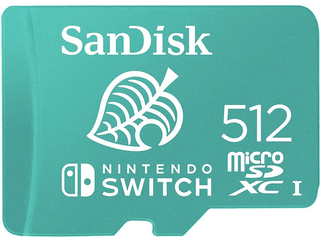 Карта памет SanDisk for Nintendo Switch, microSDXC UHS-I, 512GB, До 100MB/s - SDSQXAO-512G-GNCZN