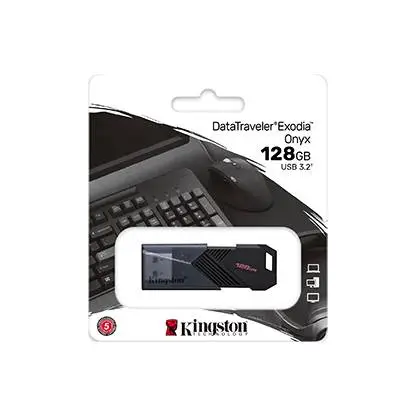USB памет Kingston DataTraveler Exodia Onyx 128GB USB 3.2 Gen 1 - DTXON
