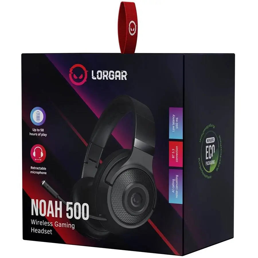 Геймърски слушалки LORGAR Noah 500 - LRG-GHS500