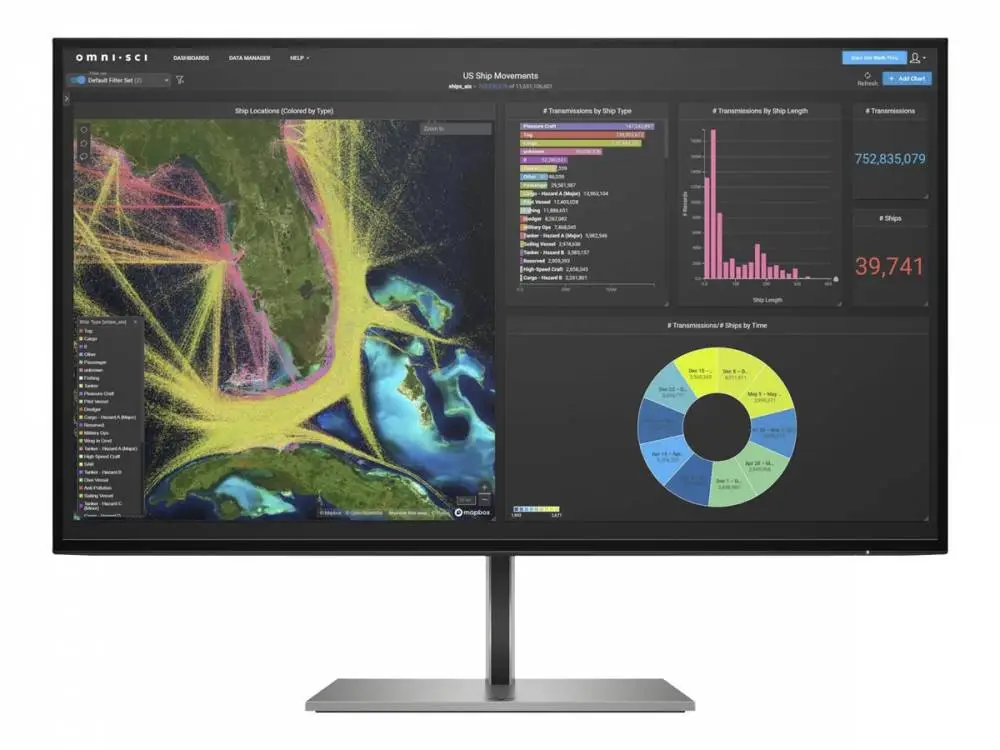 Монитор HP Z-Display Z27k 27" G3, IPS, 4K UHD 3840x2160, 60Hz, 5ms, HDMI, DP, Mini DP, USB-C