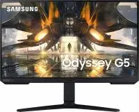 Монитор Samsung LS27AG500PPXEN 27" Odyssey G50A, IPS, QHD 2560x1440 , 165 Hz, 1 ms, HDR10, AMD FreeSync, Черен