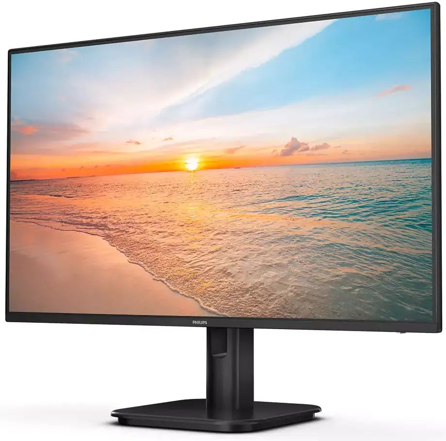 Монитор Philips 24E1N1100A/00 23.8" FHD 1920x1080, 100Hz, 1ms, HDMI, VGA, Black