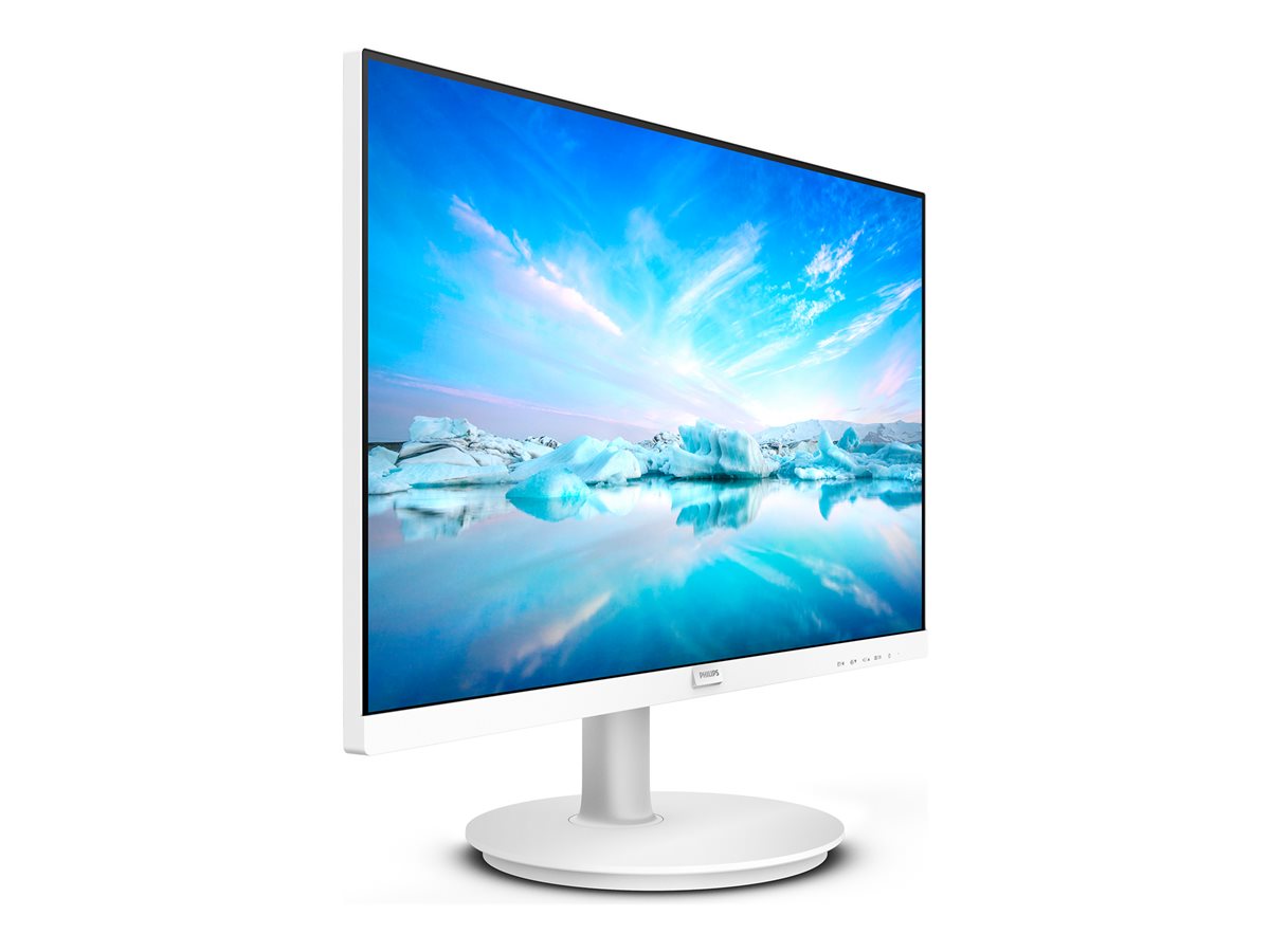 Монитор Philips 241V8AW/00, 23.8", IPS, FHD 1920x1080, 75Hz, 4ms, HDMI, D-SUB, White