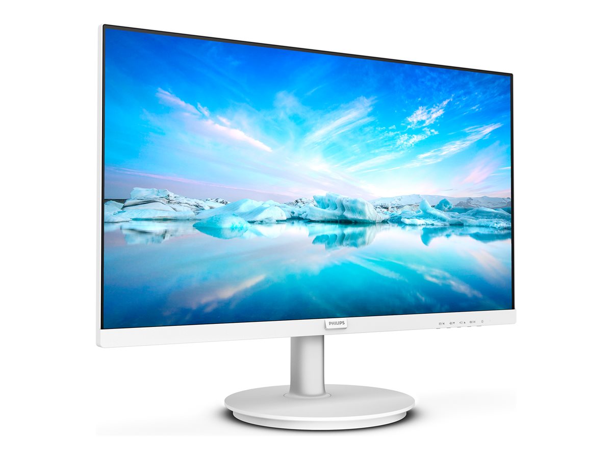 Монитор Philips 241V8AW/00, 23.8", IPS, FHD 1920x1080, 75Hz, 4ms, HDMI, D-SUB, White