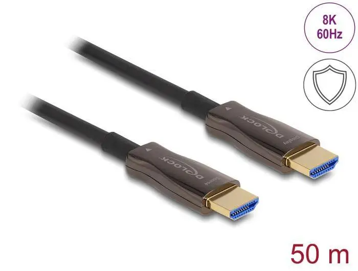 Оптичний кабель Delock, HDMI 8K, 60Hz, 48Gbps, 50 м