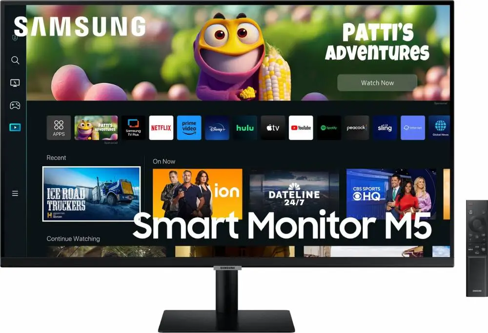 Монитор Samsung Smart M5 LS32CM500EUXDU, 32", VA, FHD 1920x1080, 60Hz, 4ms, HDMI, WiFi, USB, Bluetooth 5.2