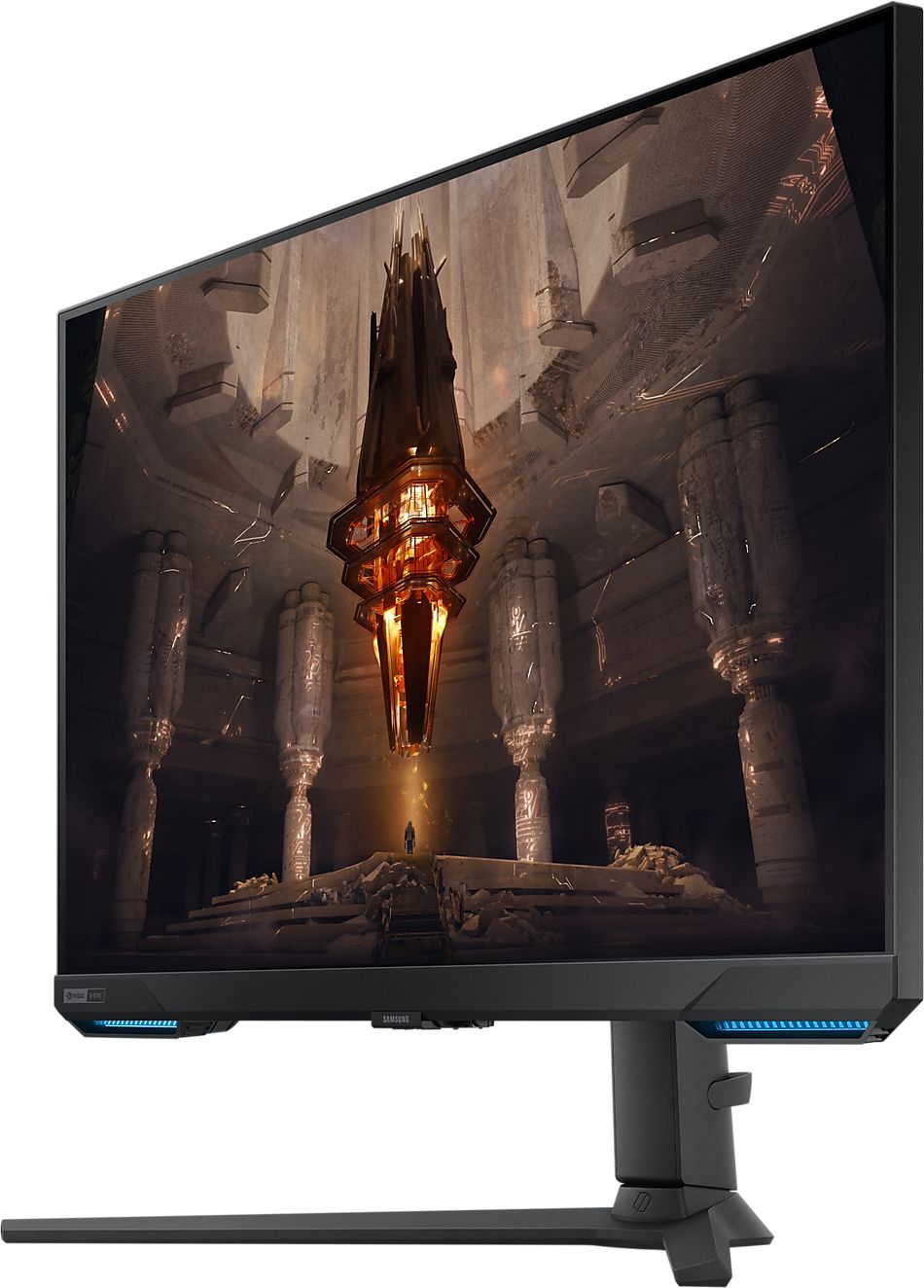 Монитор Samsung Odyssey G7 G70B LS28BG700EPXEN, 28", IPS, 4K UHD 3840x2160, 144Hz, 1ms, AMD FreeSync Premium/G-Sync, Wi-Fi, RJ45