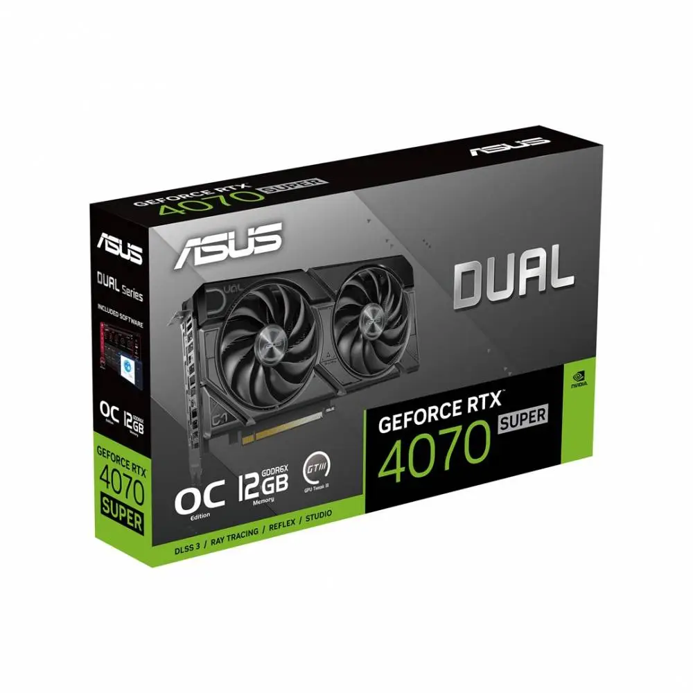 Видео карта ASUS Dual GeForce RTX 4070 SUPER EVO OC 12GB GDDR6X - 90YV0KC0-M0NA00
