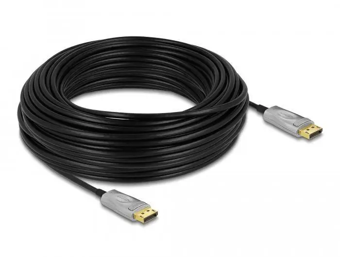 Оптичний кабель Delock, Активний, DisplayPort 1.4, 8K, 30 м